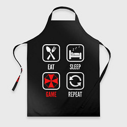 Фартук Eat, Sleep, Resident Evil, Repeat