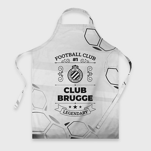 Фартук Club Brugge Football Club Number 1 Legendary / 3D-принт – фото 1