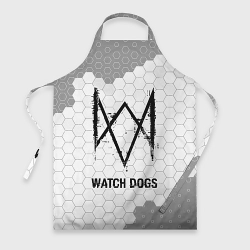 Фартук Watch Dogs Glitch на темном фоне FS / 3D-принт – фото 1