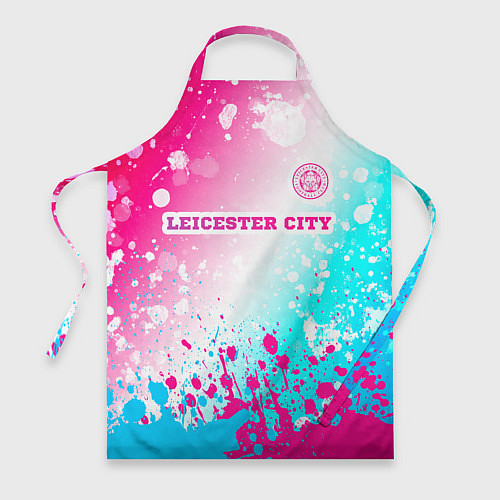 Фартук Leicester City Neon Gradient / 3D-принт – фото 1