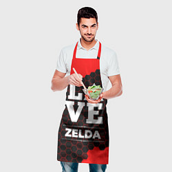 Фартук кулинарный Zelda Love Классика, цвет: 3D-принт — фото 2