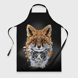 Фартук кулинарный Красивая лисица, цвет: 3D-принт