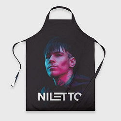 Фартук кулинарный Нилетто - портрет, цвет: 3D-принт