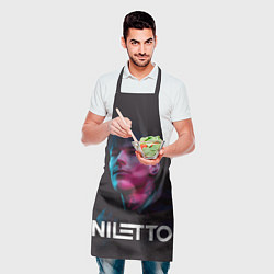 Фартук кулинарный Нилетто - портрет, цвет: 3D-принт — фото 2