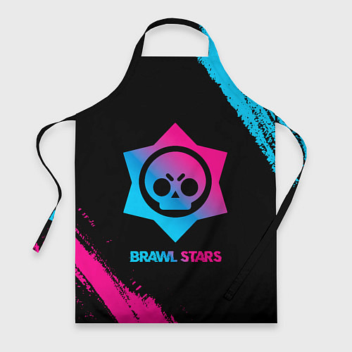 Фартук Brawl Stars Neon Gradient / 3D-принт – фото 1