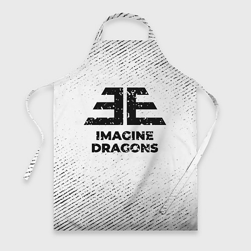 Фартук Imagine Dragons с потертостями на светлом фоне / 3D-принт – фото 1