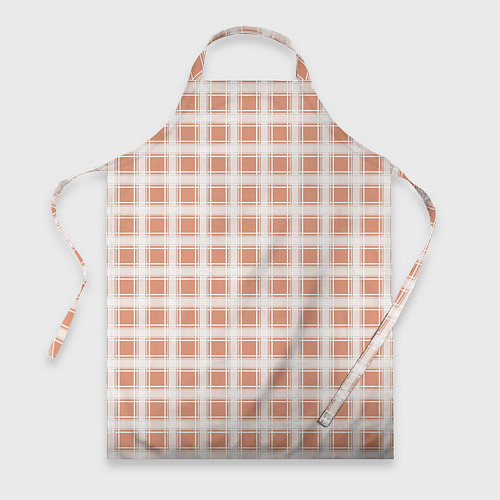 Фартук Light beige plaid fashionable checkered pattern / 3D-принт – фото 1