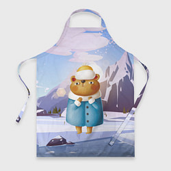 Фартук кулинарный Медведица в шубке, цвет: 3D-принт