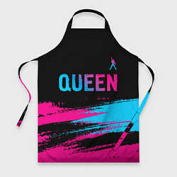 Фартук кулинарный Queen Neon Gradient, цвет: 3D-принт