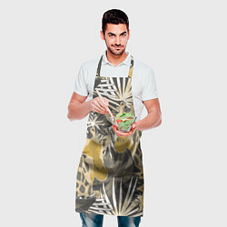 Фартук кулинарный Жирафы в тропиках, цвет: 3D-принт — фото 2