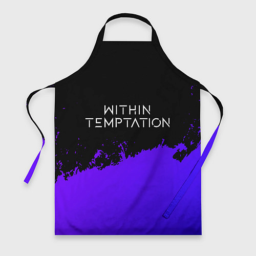 Фартук Within Temptation Purple Grunge / 3D-принт – фото 1