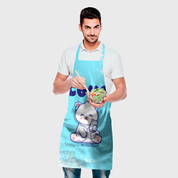 Фартук кулинарный Соня белый мишка, цвет: 3D-принт — фото 2