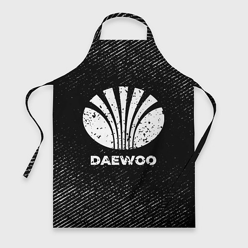 Фартук Daewoo с потертостями на темном фоне / 3D-принт – фото 1