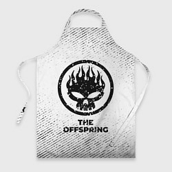 Фартук кулинарный The Offspring с потертостями на светлом фоне, цвет: 3D-принт