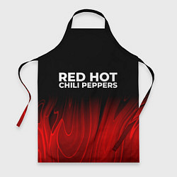 Фартук кулинарный Red Hot Chili Peppers red plasma, цвет: 3D-принт