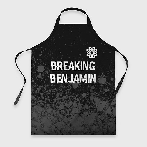 Фартук Breaking Benjamin glitch на темном фоне: символ св / 3D-принт – фото 1