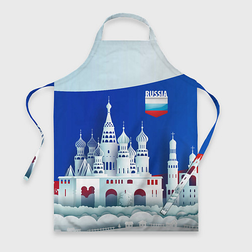 Фартук Moscow: made in Russia / 3D-принт – фото 1
