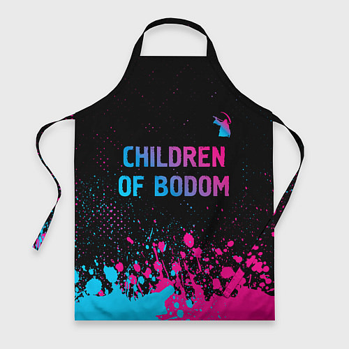 Фартук Children of Bodom - neon gradient: символ сверху / 3D-принт – фото 1