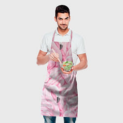 Фартук кулинарный Pink Flamingos, цвет: 3D-принт — фото 2