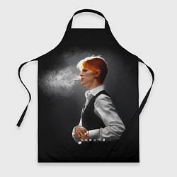 Фартук кулинарный David Bowie - Thin White Duke, цвет: 3D-принт