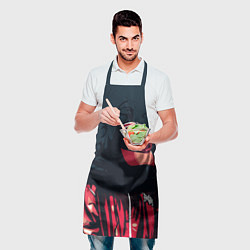 Фартук кулинарный Без лица и в кепке, цвет: 3D-принт — фото 2