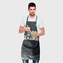 Фартук кулинарный Давид зубастый волк, цвет: 3D-принт — фото 2