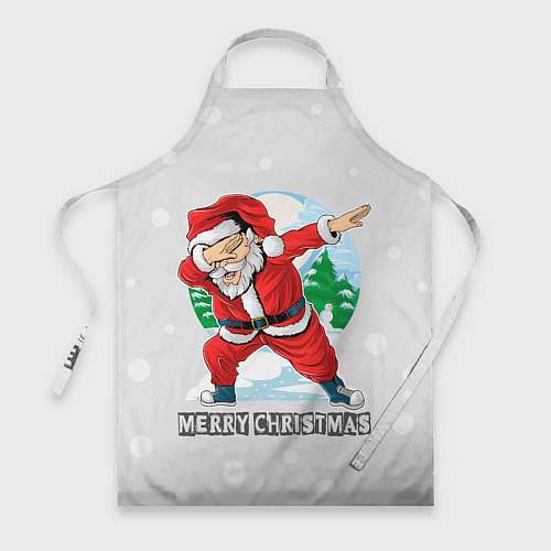 Фартук Dab Santa Merry Christmas / 3D-принт – фото 1