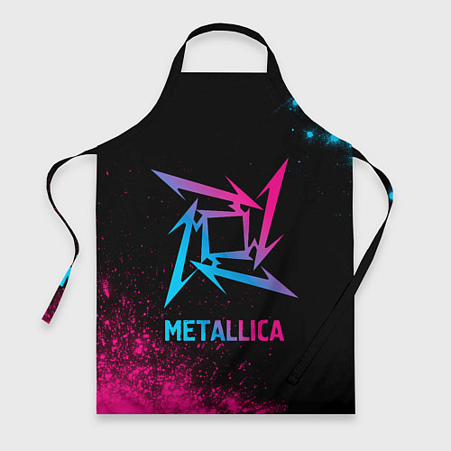 Фартук Metallica - neon gradient / 3D-принт – фото 1