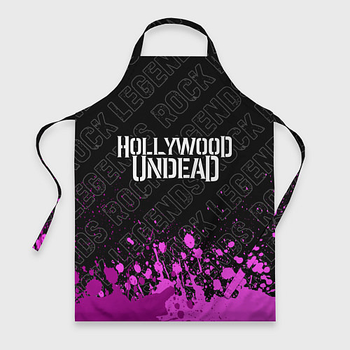 Фартук Hollywood Undead rock legends: символ сверху / 3D-принт – фото 1