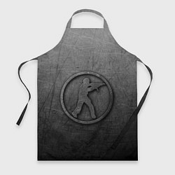 Фартук кулинарный Чугунный логотип Counter Strike, цвет: 3D-принт