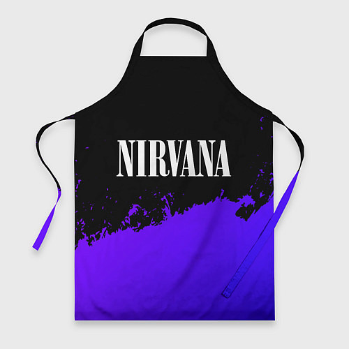 Фартук Nirvana purple grunge / 3D-принт – фото 1