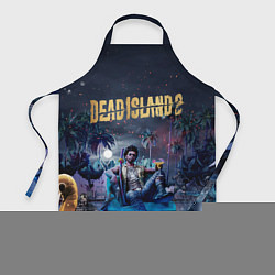 Фартук кулинарный Dead island 2 герой в ночи, цвет: 3D-принт