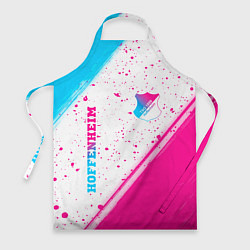 Фартук кулинарный Hoffenheim neon gradient style: надпись, символ, цвет: 3D-принт