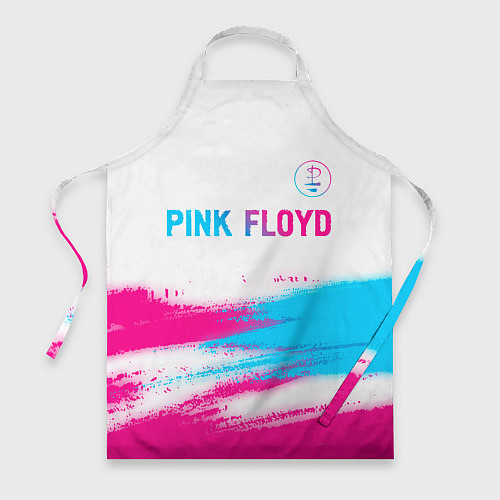 Фартук Pink Floyd neon gradient style: символ сверху / 3D-принт – фото 1