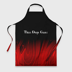 Фартук Three Days Grace red plasma