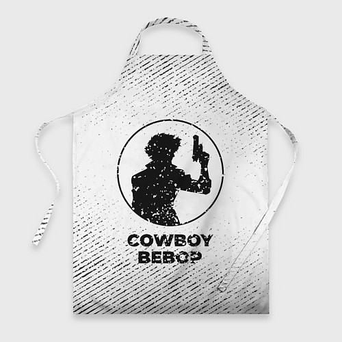 Фартук Cowboy Bebop с потертостями на светлом фоне / 3D-принт – фото 1