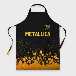 Фартук Metallica - gold gradient: символ сверху