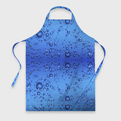 Фартук кулинарный Капли воды - текстура, цвет: 3D-принт