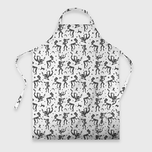 Фартук Скелетон в шляпе / 3D-принт – фото 1