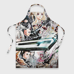 Фартук кулинарный D Gray man узор, цвет: 3D-принт