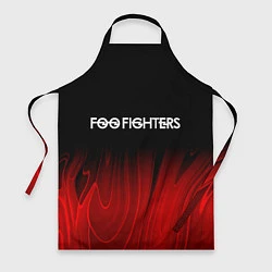 Фартук кулинарный Foo Fighters red plasma, цвет: 3D-принт