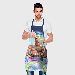 Фартук кулинарный Гачимучи мем, цвет: 3D-принт — фото 2