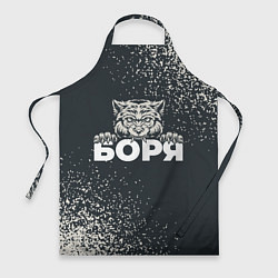 Фартук кулинарный Боря зубастый волк, цвет: 3D-принт
