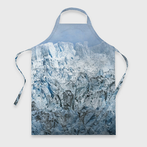 Фартук Ледяные горы со снегом / 3D-принт – фото 1