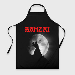 Фартук кулинарный Banzai - самурай, цвет: 3D-принт
