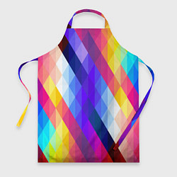 Фартук кулинарный Разноцветный геометрический узор, цвет: 3D-принт