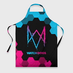 Фартук Watch Dogs - neon gradient