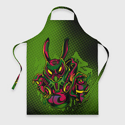 Фартук кулинарный Крейзи кролик, цвет: 3D-принт