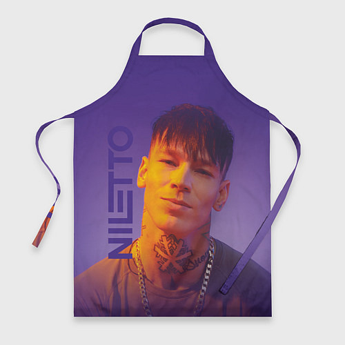 Фартук Niletto на фиолетовом фоне / 3D-принт – фото 1