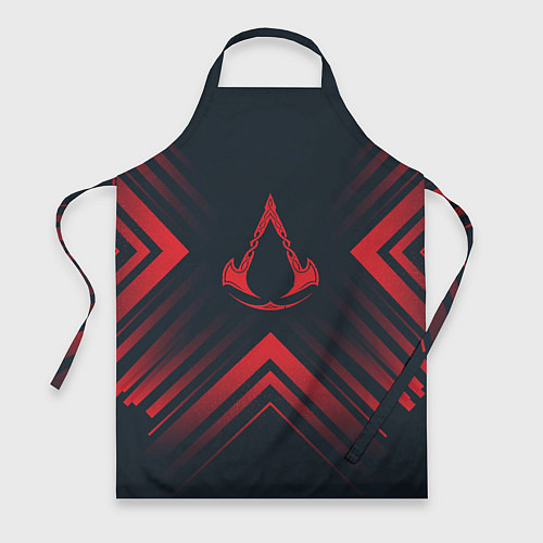 Фартук Красный символ Assassins Creed на темном фоне со с / 3D-принт – фото 1